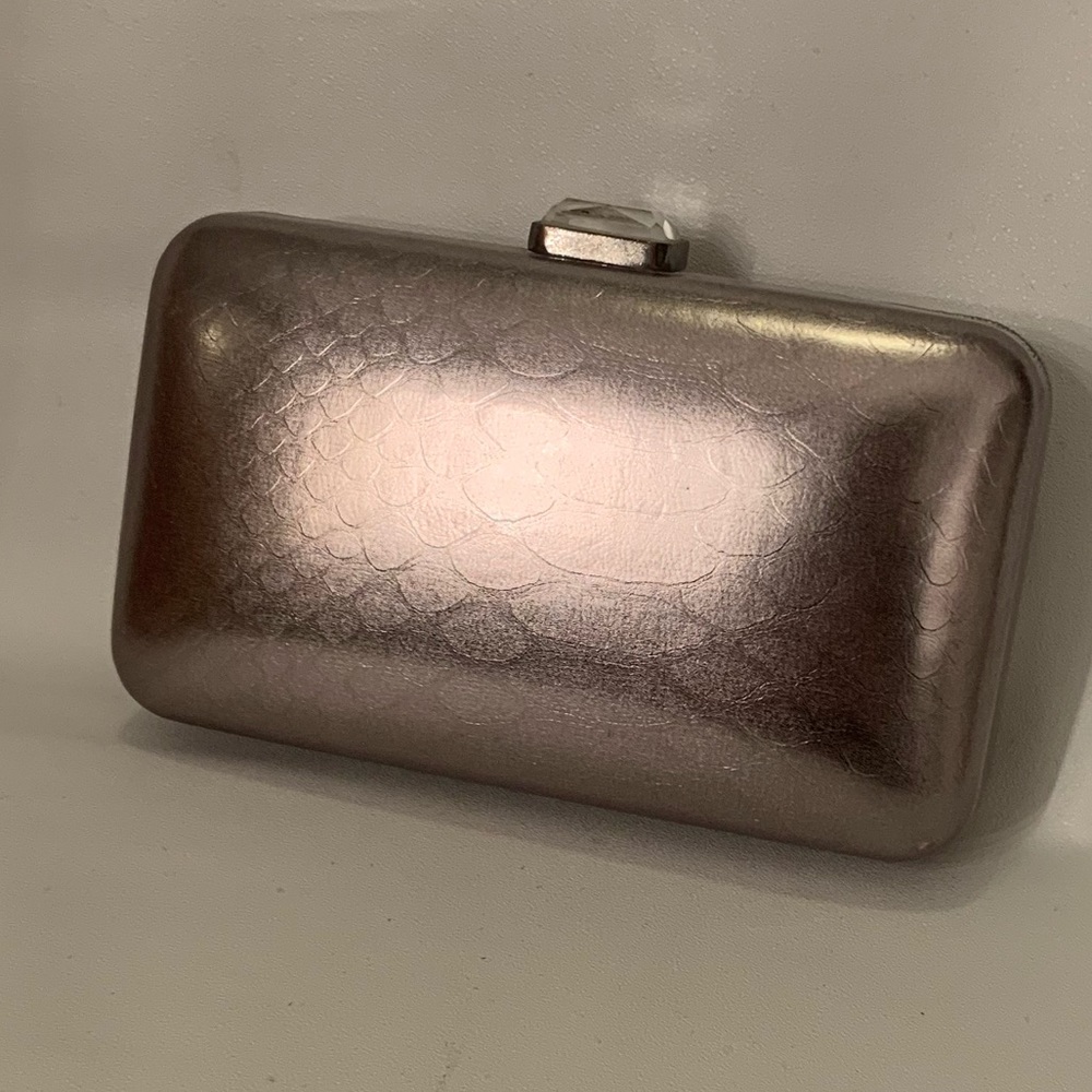 *FINAL PRICE* Metallic gemstone clutch